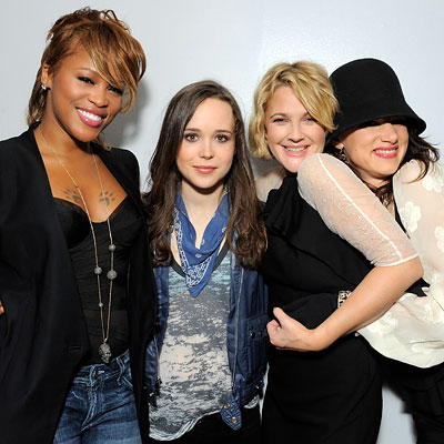Eve, Ellen Page, Drew Barrymore and Juliette Lewis